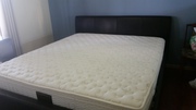 King size upholstered bed with Luxurious Mattress